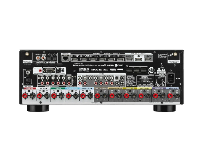 AVR-X3800H, Black, dynamic