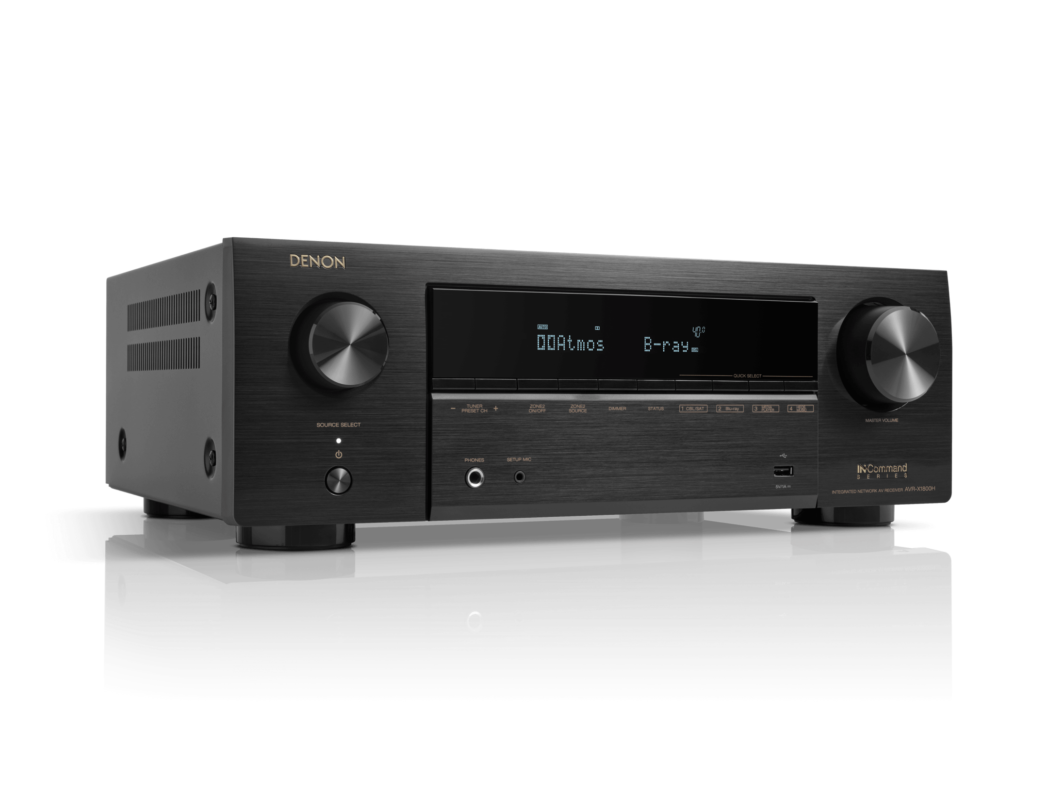 AVR-X1800H, Black, dynamic