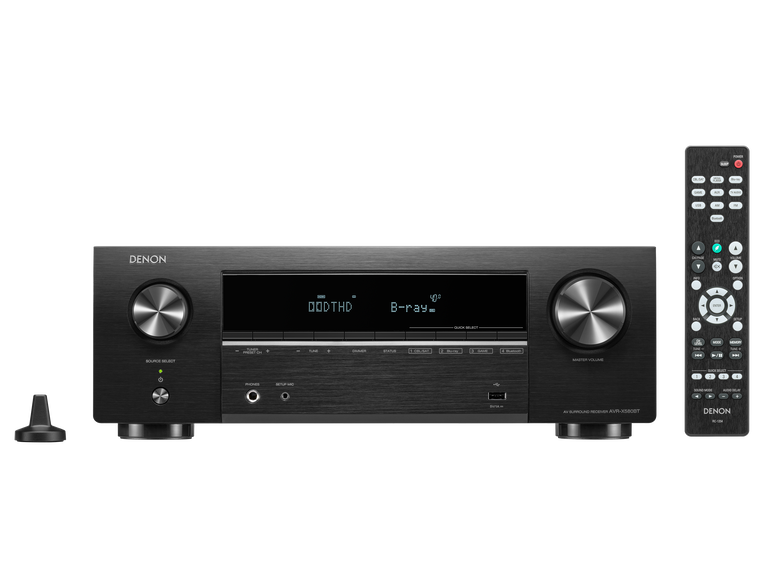AVR-X580BT, Black, dynamic
