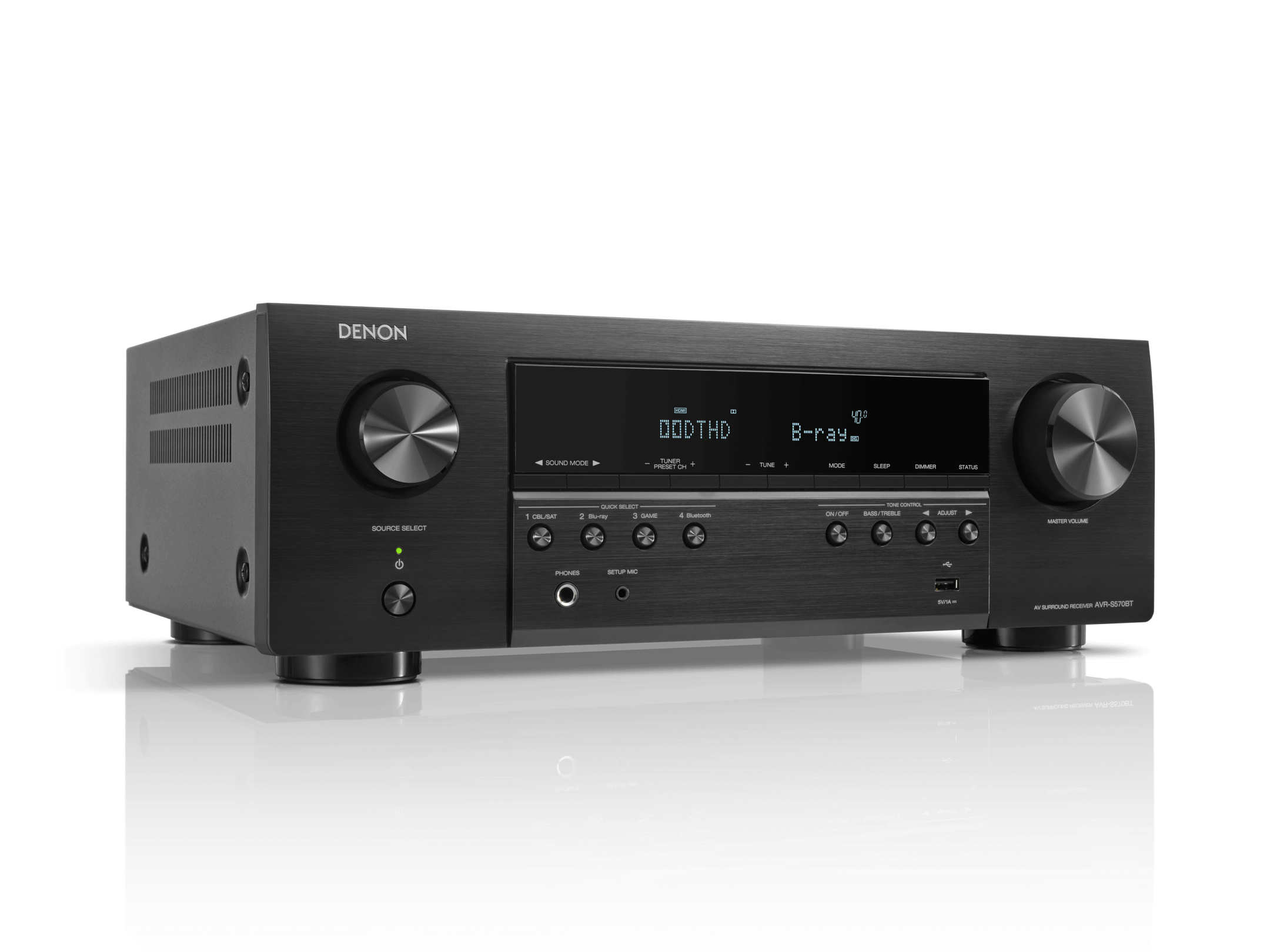 AVR-S570BT, Black, dynamic