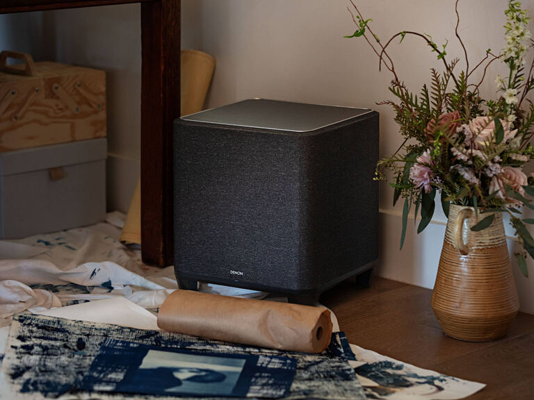 Denon Home Subwoofer, Black, dynamic