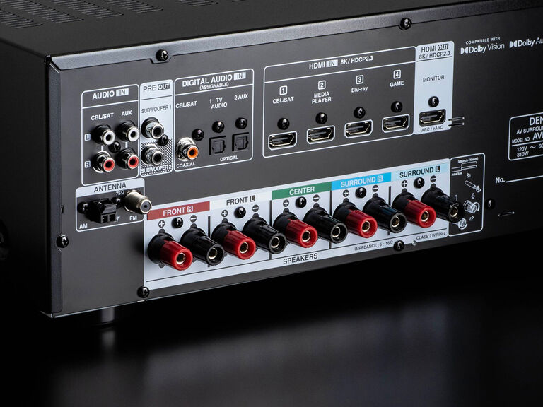 AVR-S570BT, Black, dynamic