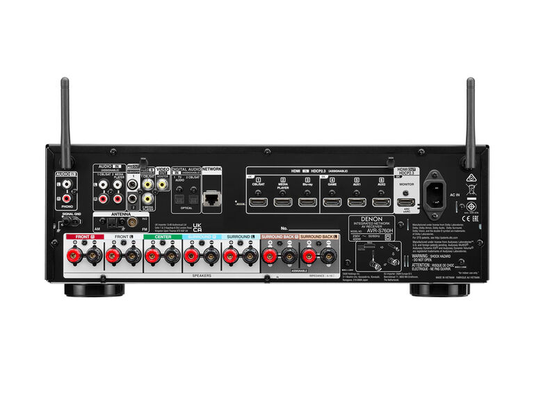 AVR-S760H, Black, dynamic