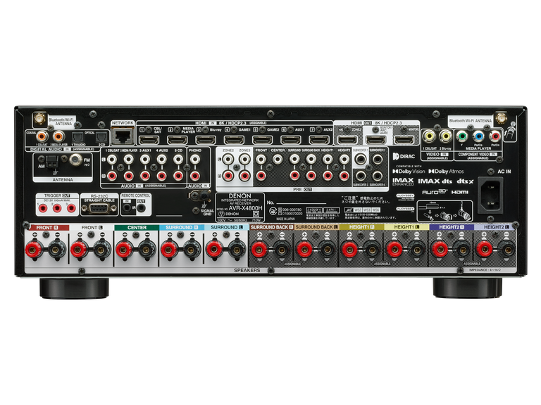 AVR-X4800H, ブラック, dynamic