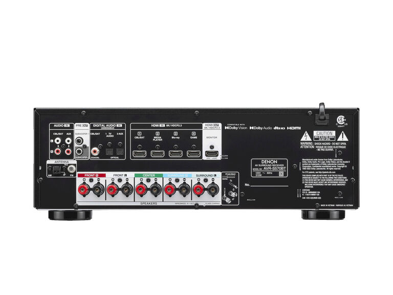 AVR-S570BT, Black, dynamic