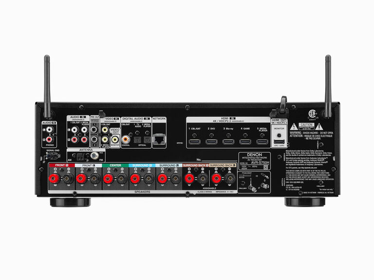 AVR-S750H, Black, dynamic