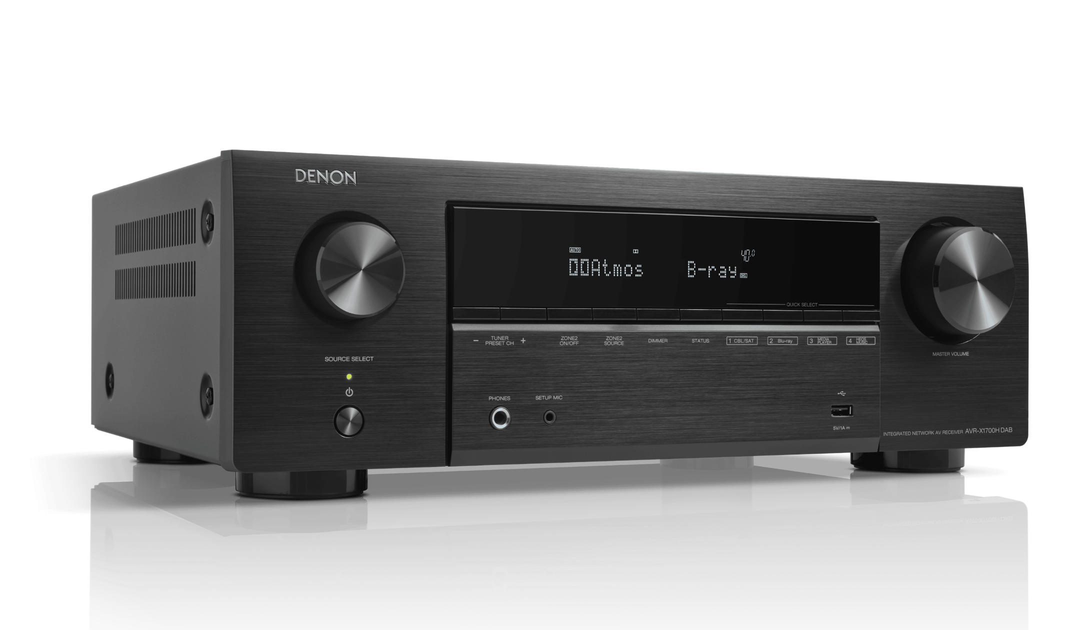 AVR-X1700H DAB, Black, dynamic