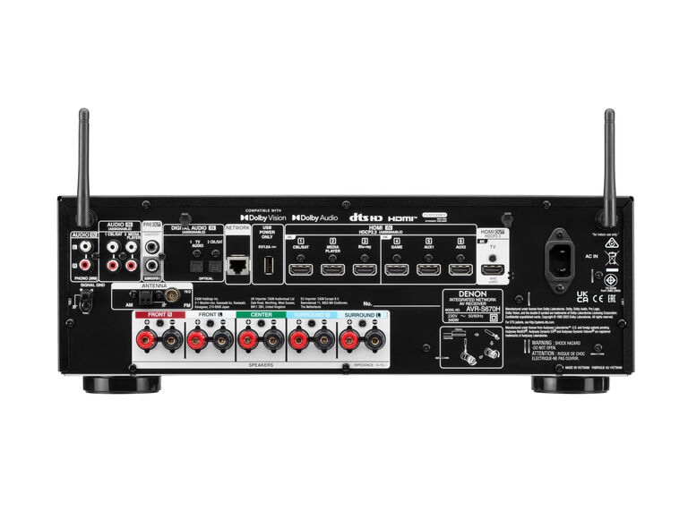 AVR-S670H, Black, dynamic