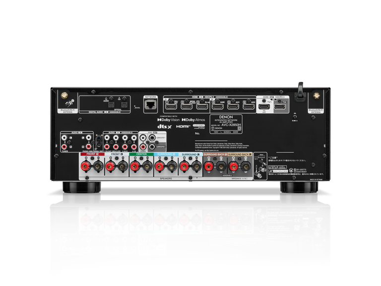Denon AV Amplifier AVC-X 2850H, Black, dynamic