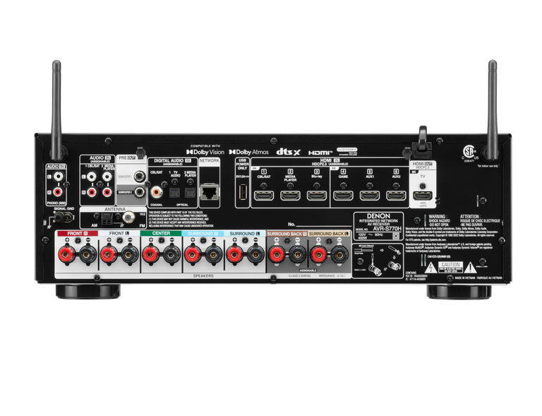AVR-S770H, Black, dynamic