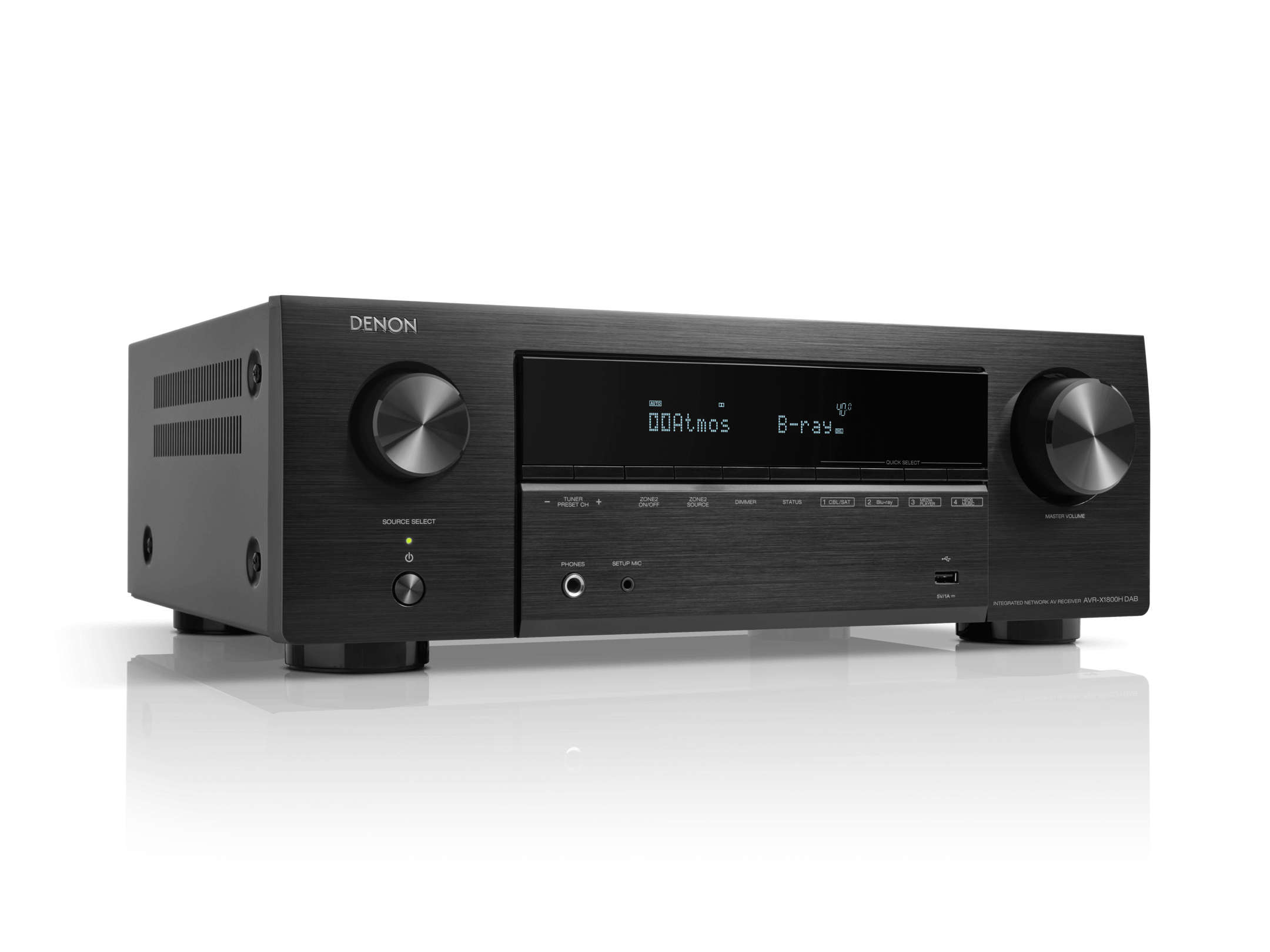 AVR-X1800H DAB, Black, dynamic