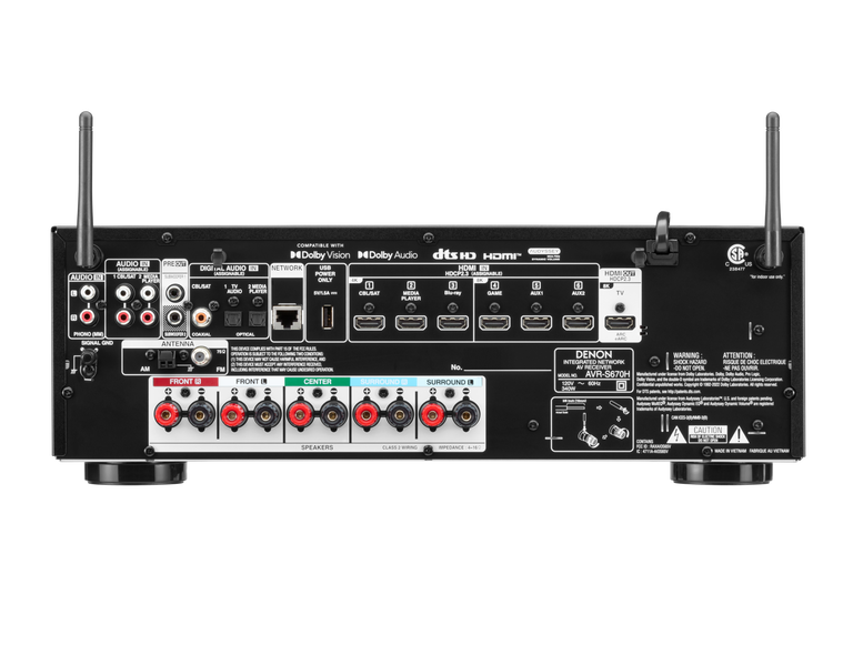 AVR-S670H, Black, dynamic
