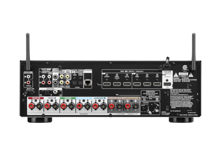 AVR-S760H, Black, dynamic