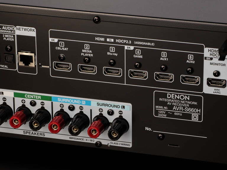 AVR-S660H, Black, dynamic
