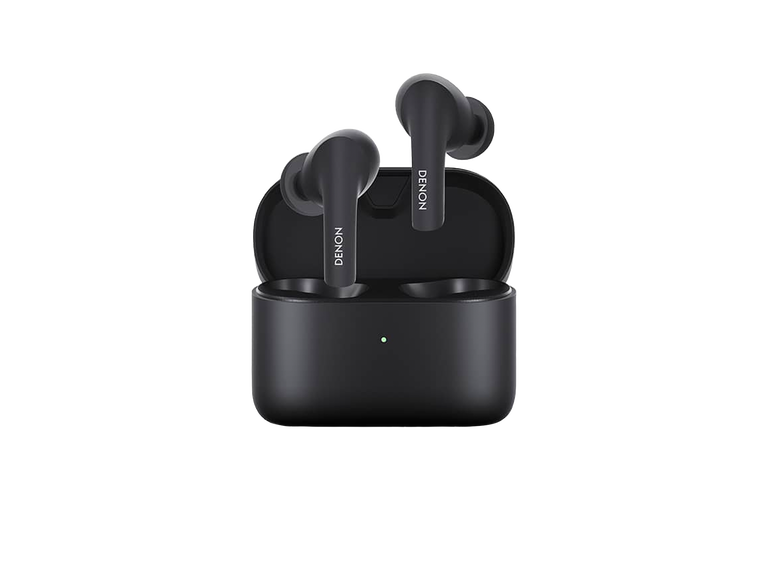 Denon Wireless Earbuds, Black, dynamic
