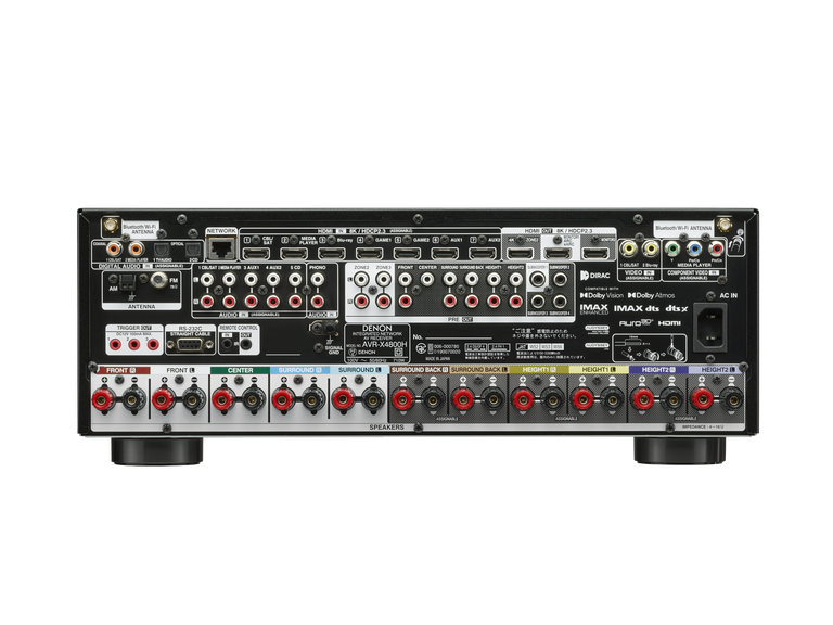 AVR-X4800H, Black, dynamic