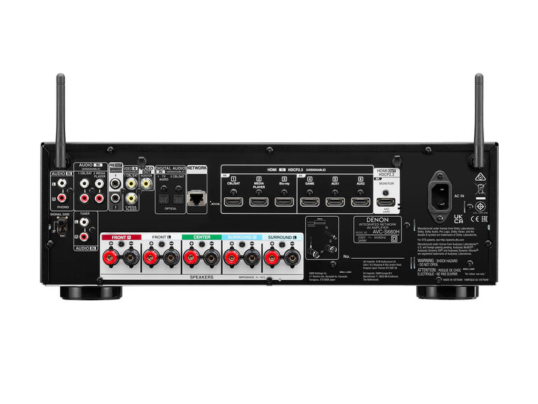 AVC-S660H, Black, dynamic