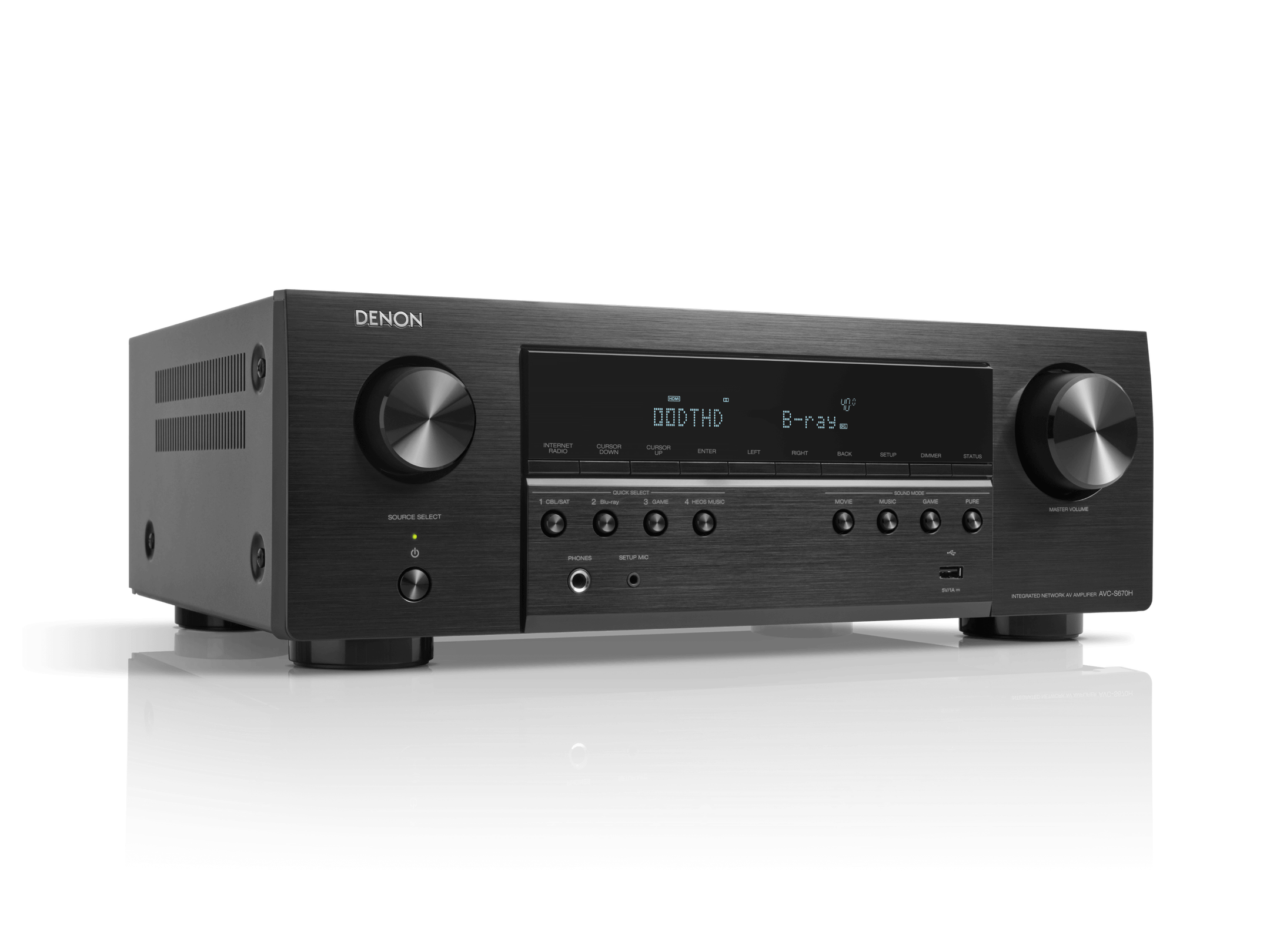 AVC-S670H, Black, dynamic