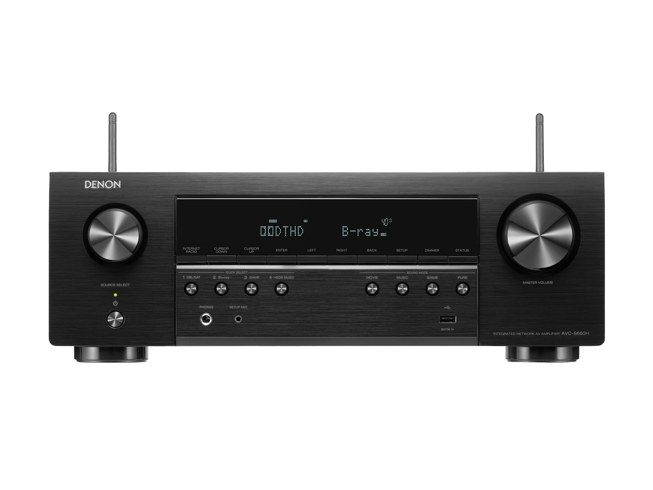 AVC-S660H, Black, dynamic